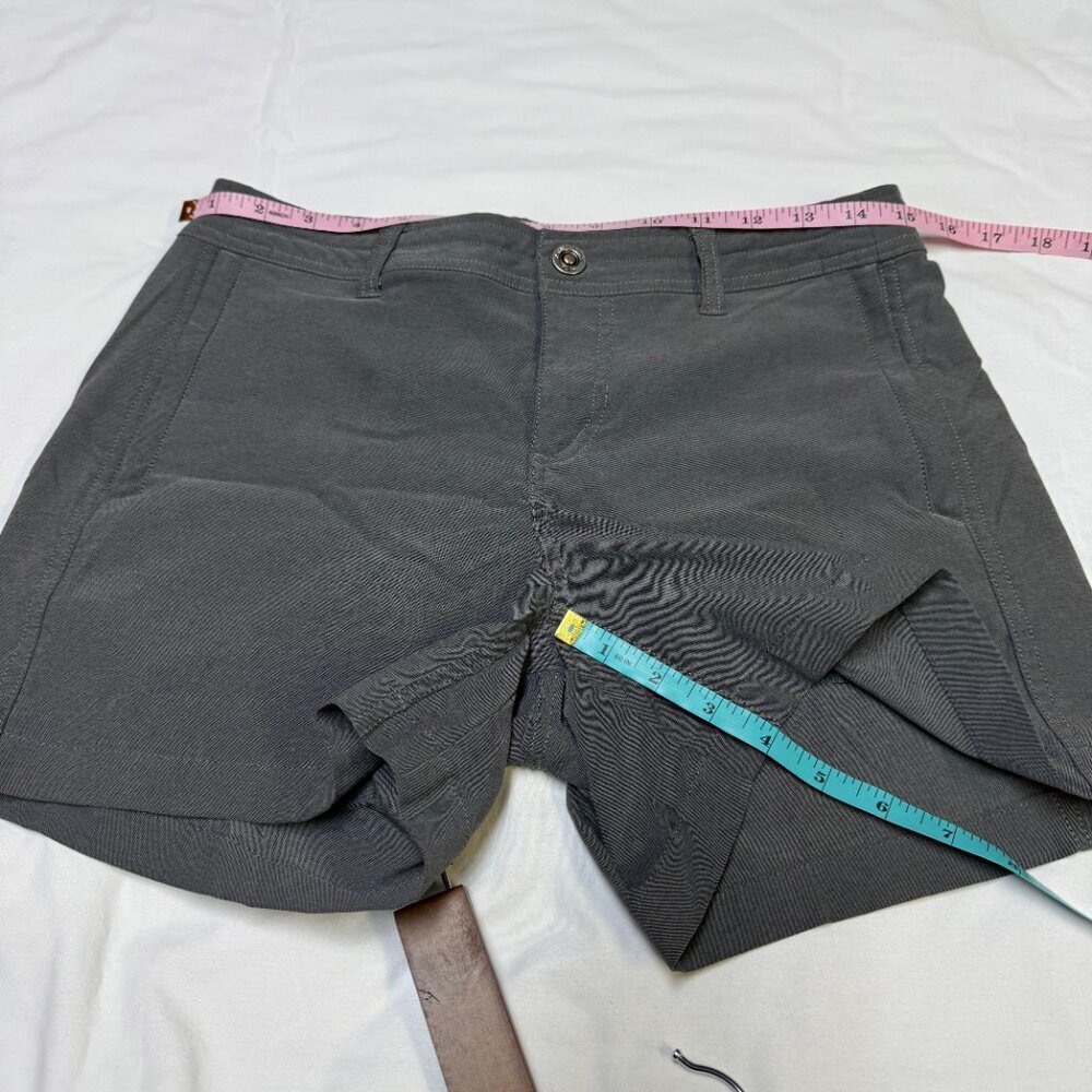 KÜHL Women’s Trekr Shorts Size 6 Charcoal Gray Hiking EUC - Picture 11 of 13
